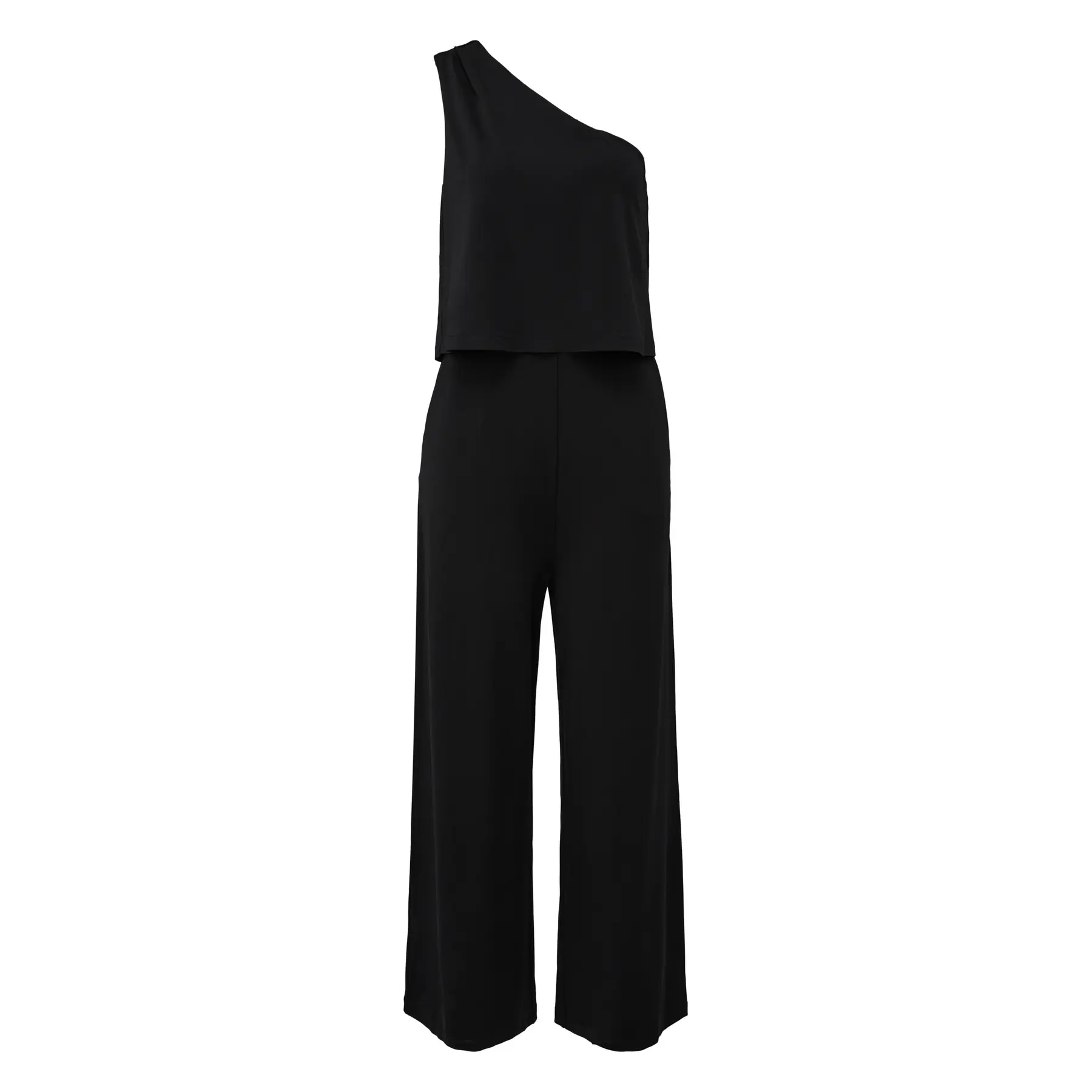 Combinaison sans manches à jambes semi-larges et col en V femme COMMA