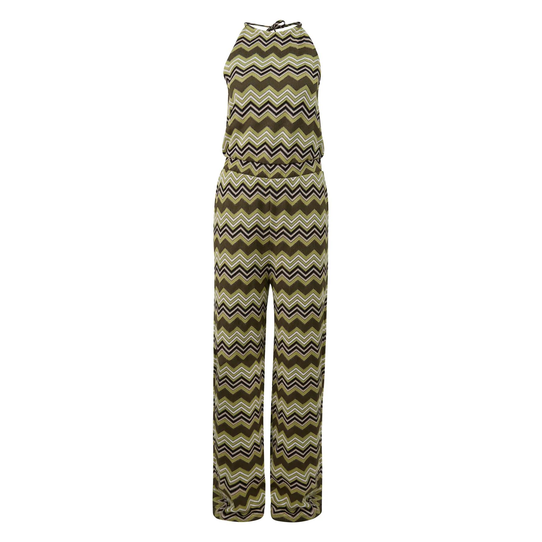 Combinaison en maille motif en zigzag femme COMMA