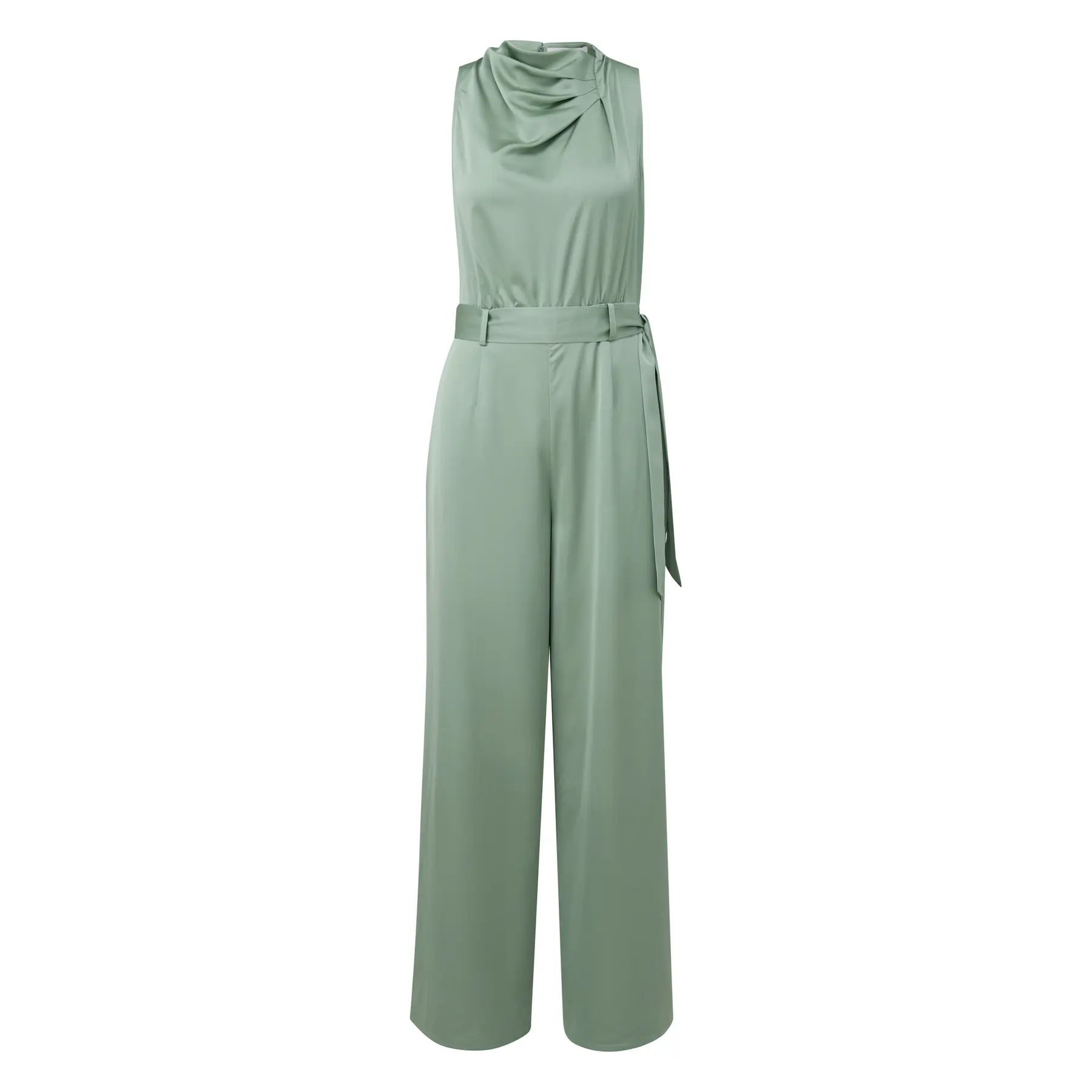 Combinaison en satin épaules françaises et décolleté drapé femme COMMA